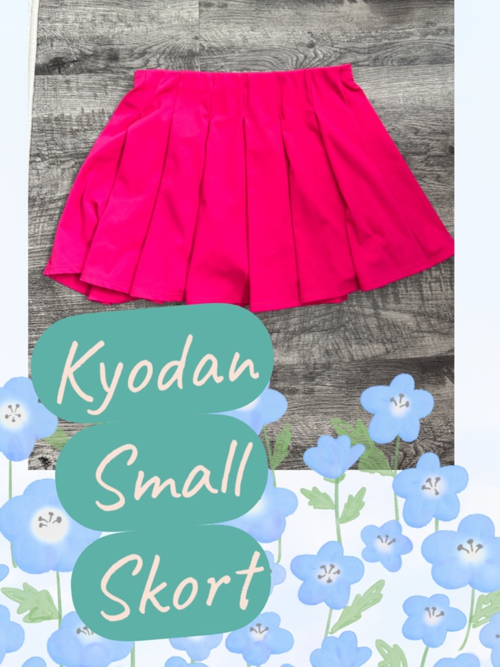 Kyodan Hot Pink Skort Small